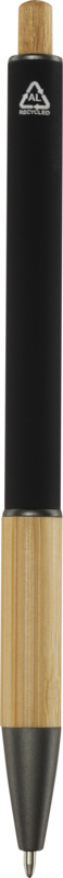 Darius recycled aluminium ballpoint pen (black ink) - Image 17