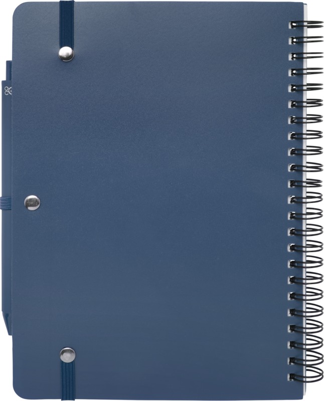 Thalaasa A5 ocean-bound hard cover notebook with ballpoint pen (black ink) - Image 3