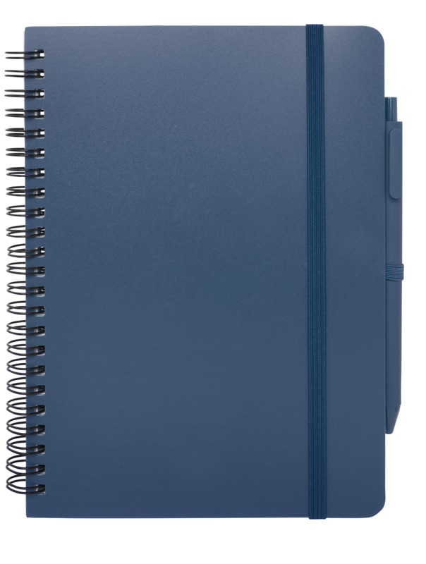 Thalaasa A5 ocean-bound hard cover notebook with ballpoint pen (black ink) - Image 2