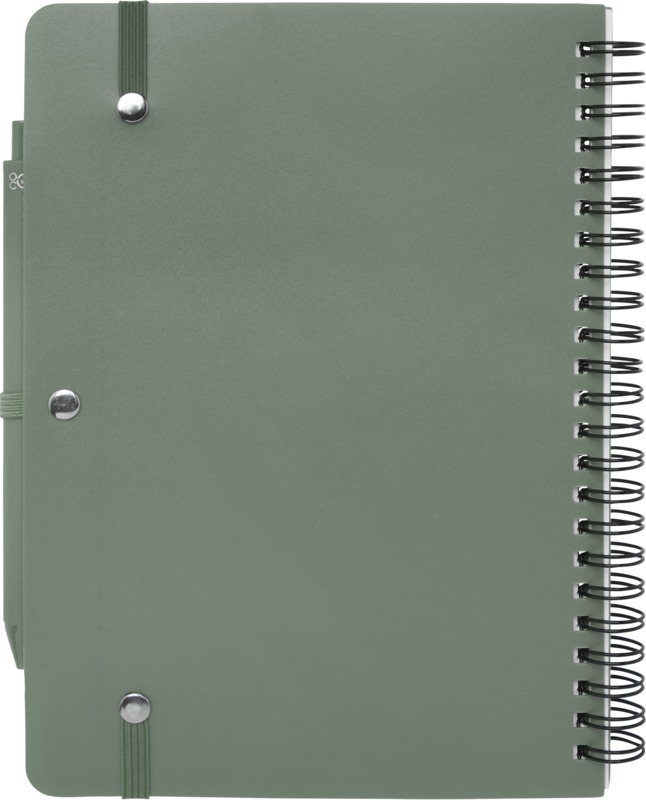 Thalaasa A5 ocean-bound hard cover notebook with ballpoint pen (black ink) - Image 10