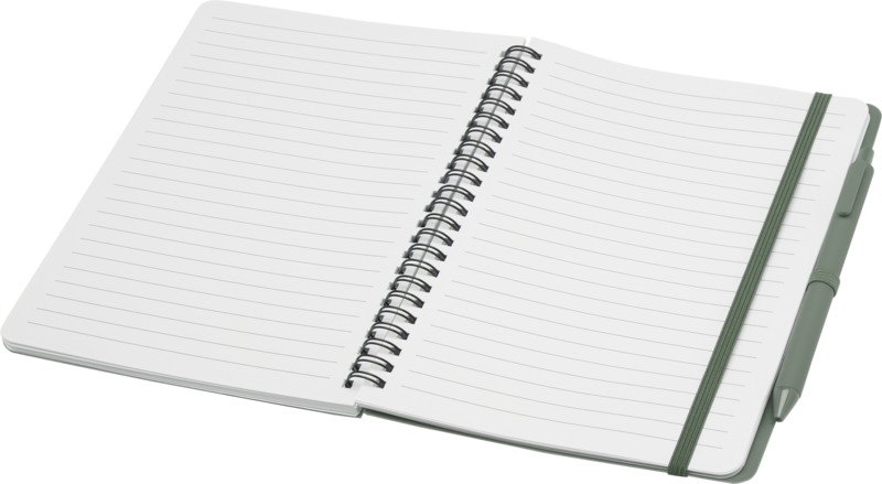 Thalaasa A5 ocean-bound hard cover notebook with ballpoint pen (black ink) - Image 11