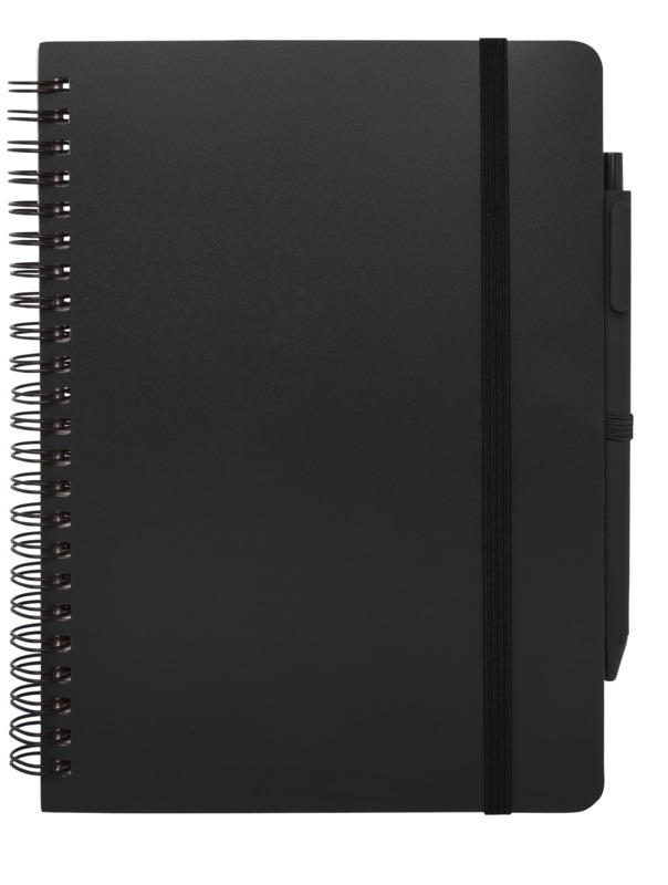 Thalaasa A5 ocean-bound hard cover notebook with ballpoint pen (black ink) - Image 16