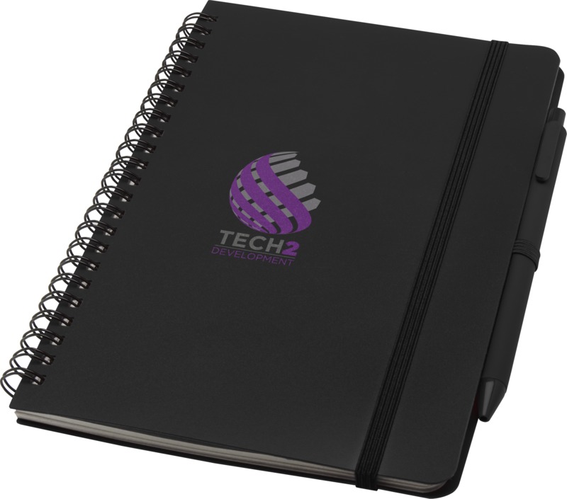 Thalaasa A5 ocean-bound hard cover notebook with ballpoint pen (black ink) - Image 21