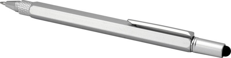 Dora recycled aluminium multifunctional pen (black ink) - Image 4