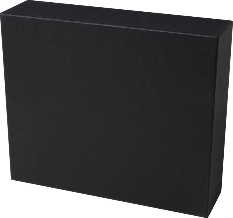 Laura A5 hard cover notebook and ballpoint pen gift set (black ink) - Image 8