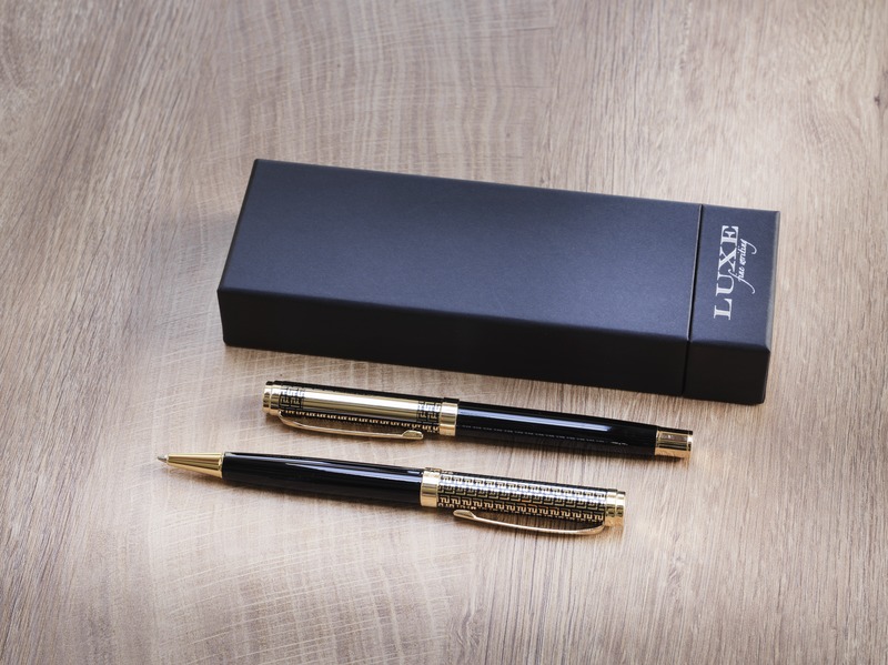 Legato ballpoint and rollerball pen set (blue ink) - Image 6