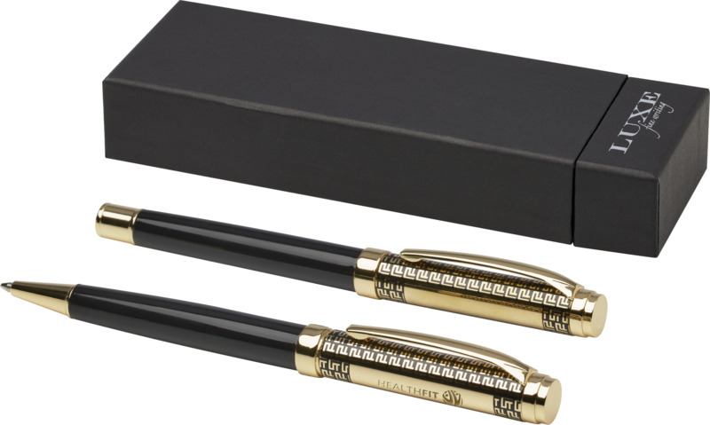 Legato ballpoint and rollerball pen set (blue ink) - Image 9