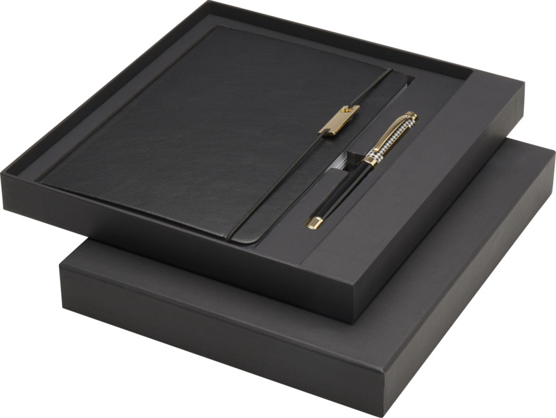 Legato A5 notebook and rollerball pen set (blue ink) - Image 10