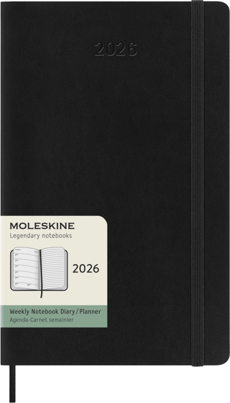 Moleskine soft cover 12 month weekly L planner