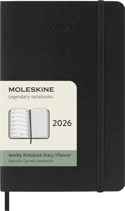 Moleskine soft cover 12 month weekly PK planner