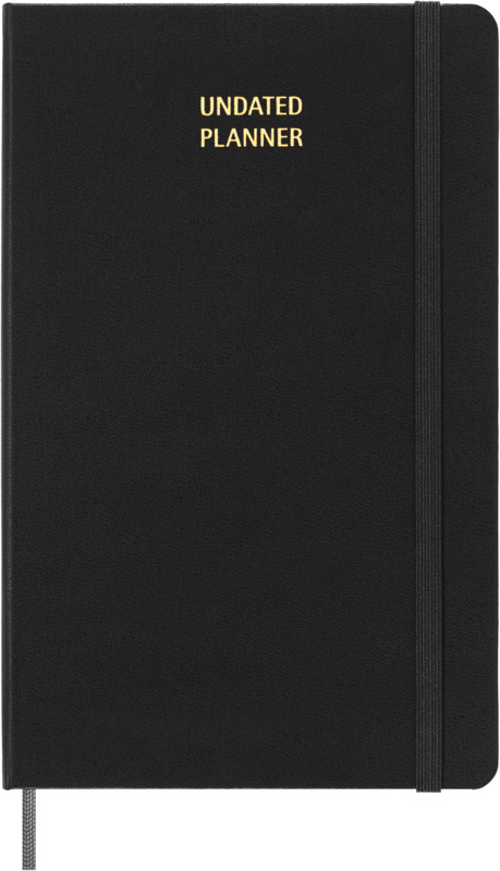 Moleskine hard cover undated L weekly planner - Image 2
