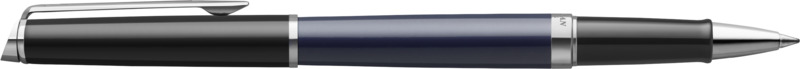Hemisphere colour blocking rollerball pen with palladium trim (black ink) - Image 7