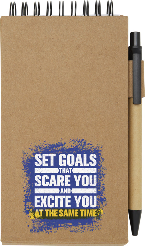 Flipper sticky notepad with ballpoint pen (black ink) - Image 5