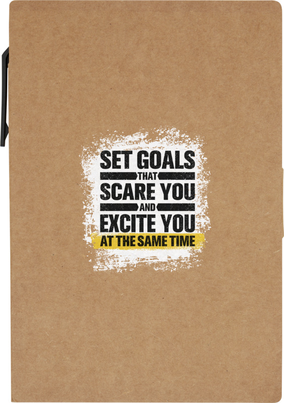 Swift sticky notes booklet with ballpoint pen (black ink) - Image 5