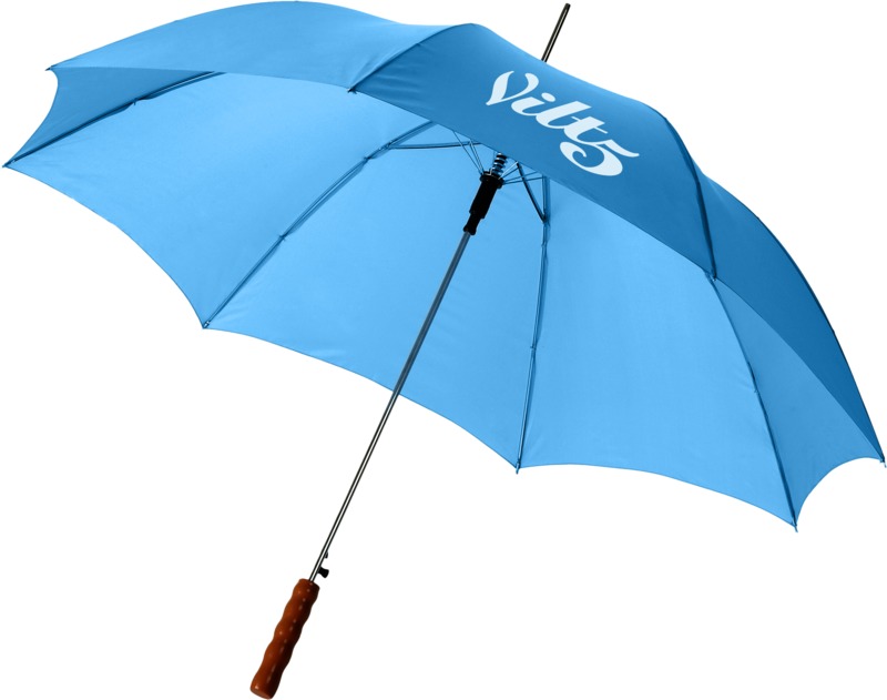 Lisa 23" auto open umbrella with wooden handle - Image 3