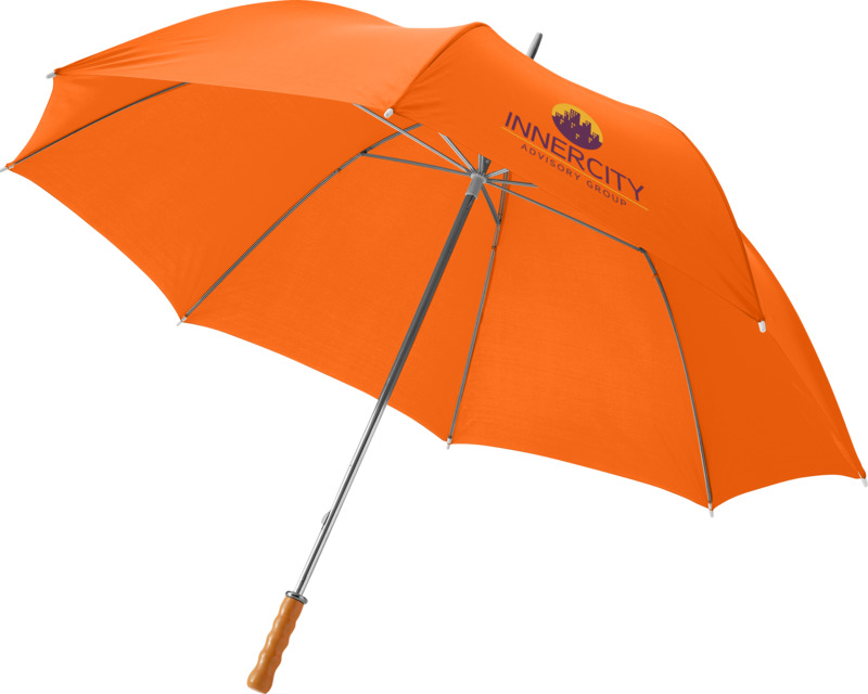 Karl 30" golf umbrella with wooden handle - Image 11
