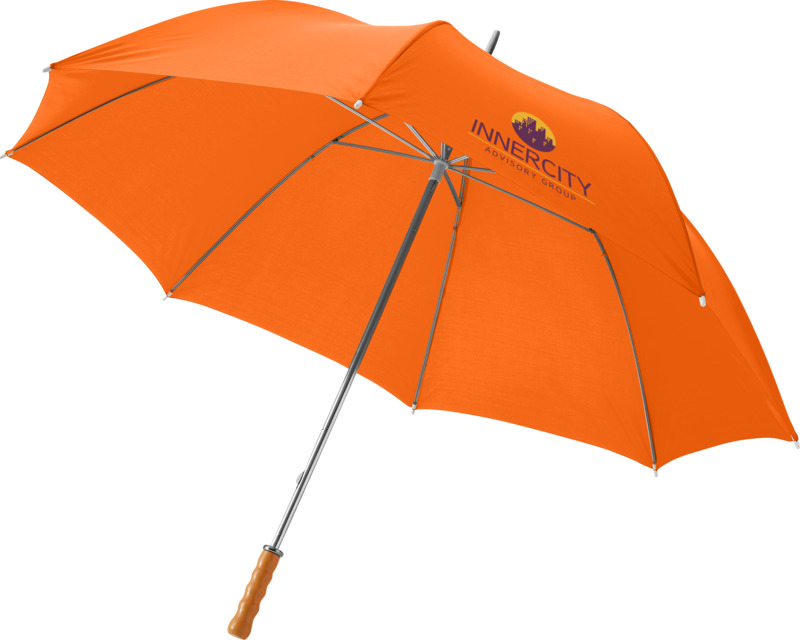 Karl 30" golf umbrella with wooden handle - Image 10