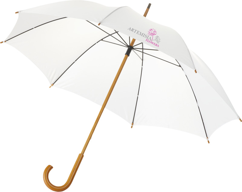 Jova 23" umbrella with wooden shaft and handle - Image 3