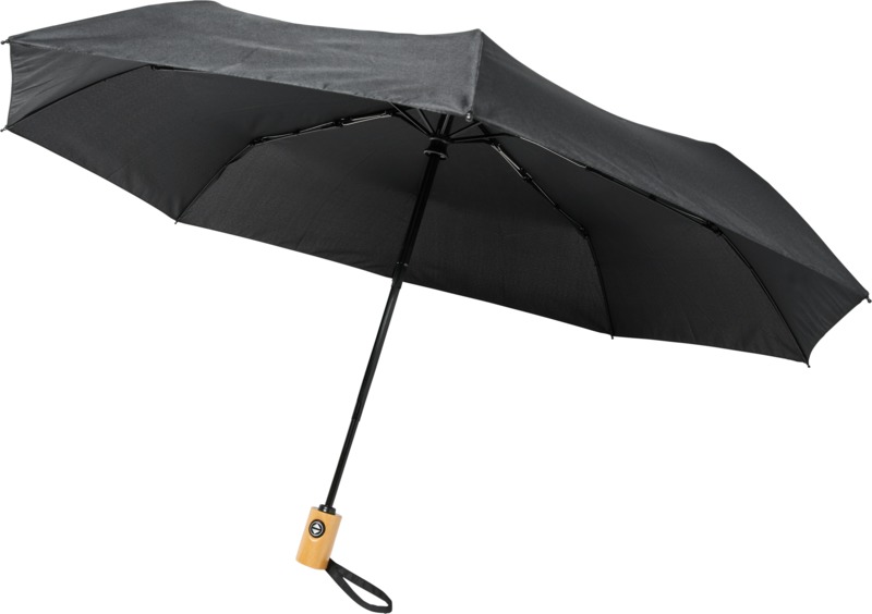 Bo 21" foldable auto open/close recycled PET umbrella