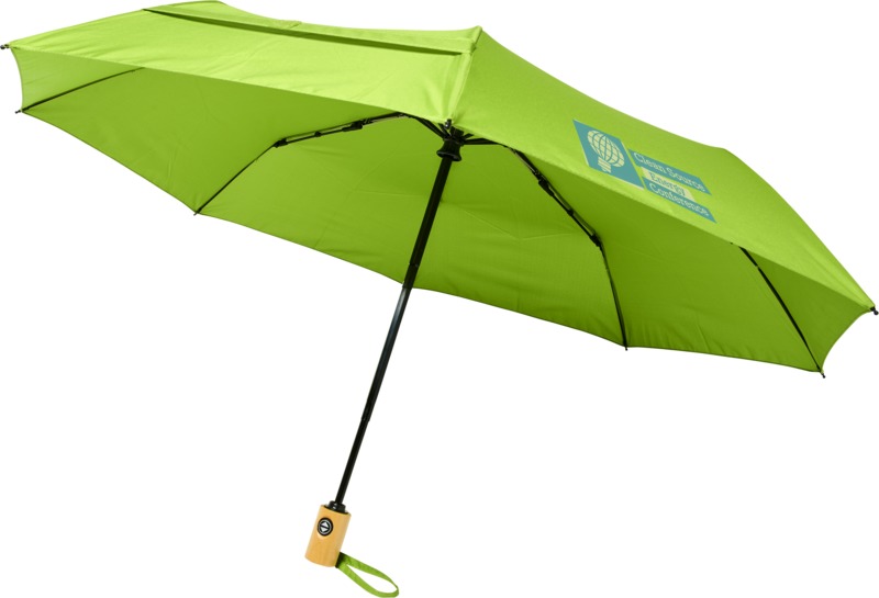 Bo 21" foldable auto open/close recycled PET umbrella - Image 35