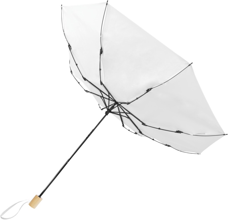 Birgit 21'' foldable windproof recycled PET umbrella - Image 3