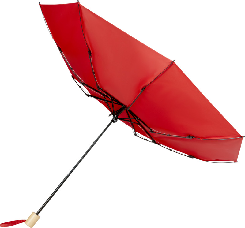 Birgit 21'' foldable windproof recycled PET umbrella - Image 10