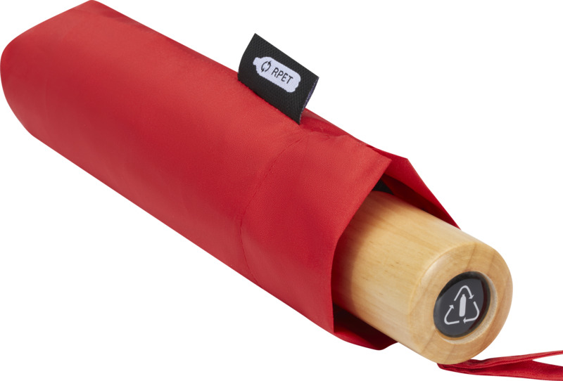 Birgit 21'' foldable windproof recycled PET umbrella - Image 12