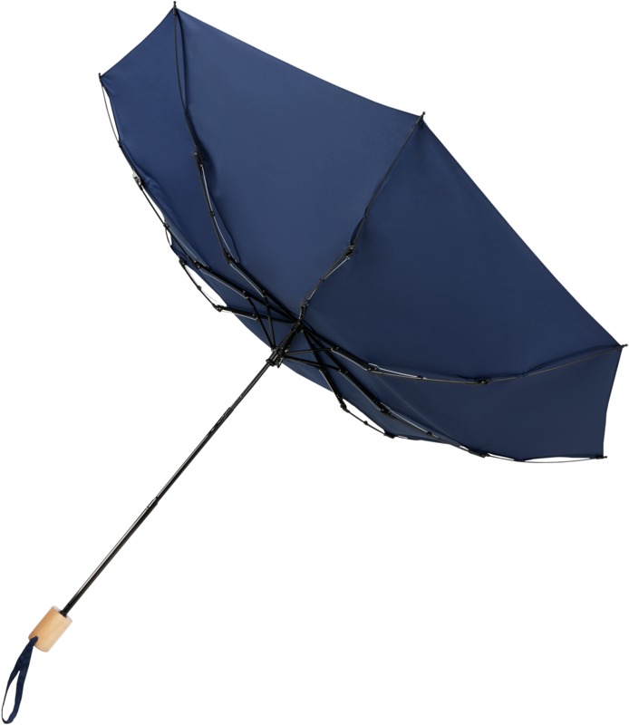 Birgit 21'' foldable windproof recycled PET umbrella - Image 17