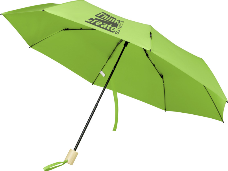 Birgit 21'' foldable windproof recycled PET umbrella - Image 28