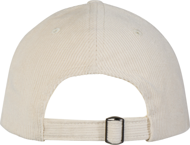 Hutton 6 panel recycled corduroy cap - Image 3