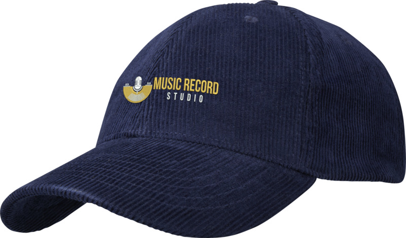 Hutton 6 panel recycled corduroy cap - Image 8