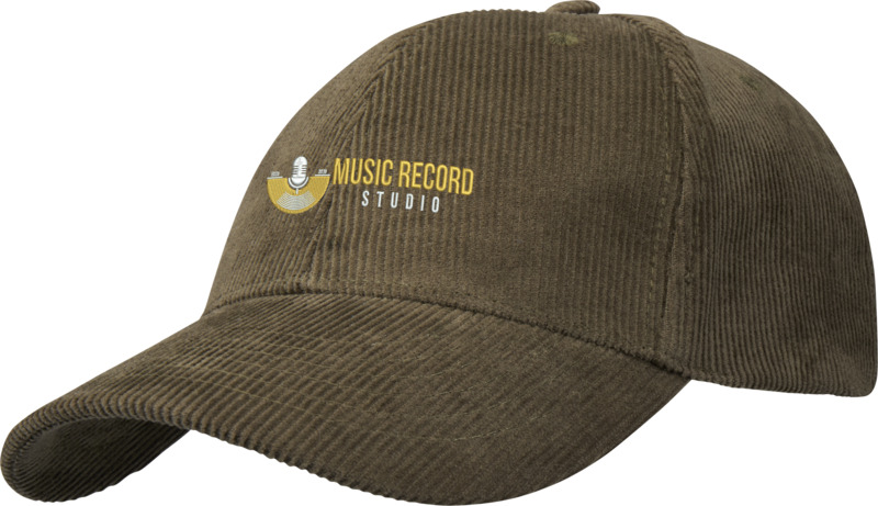 Hutton 6 panel recycled corduroy cap - Image 12