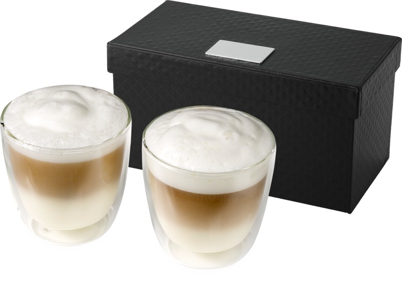 Boda 2-piece glass coffee cup set