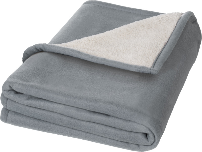 Springwood soft fleece and sherpa plaid blanket