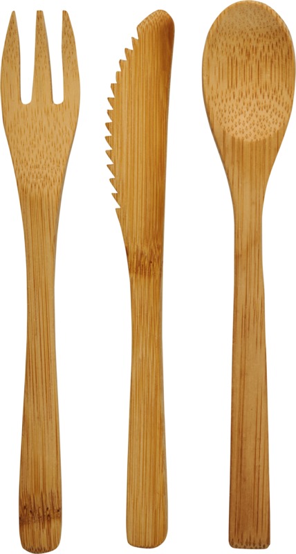 Celuk bamboo cutlery set - Image 2