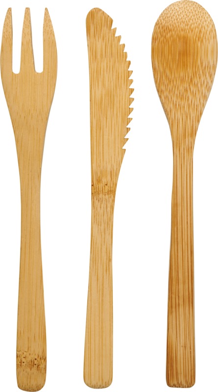 Celuk bamboo cutlery set - Image 3