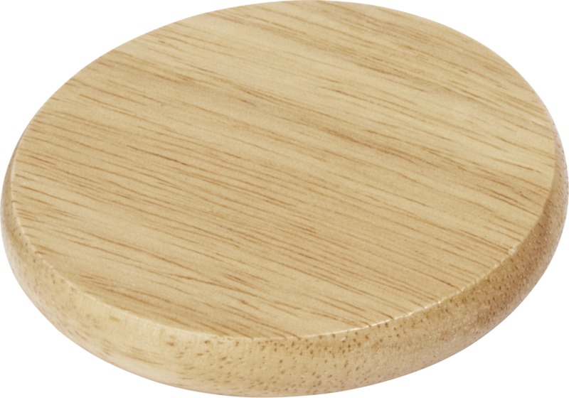 Scoll wooden coaster with bottle opener