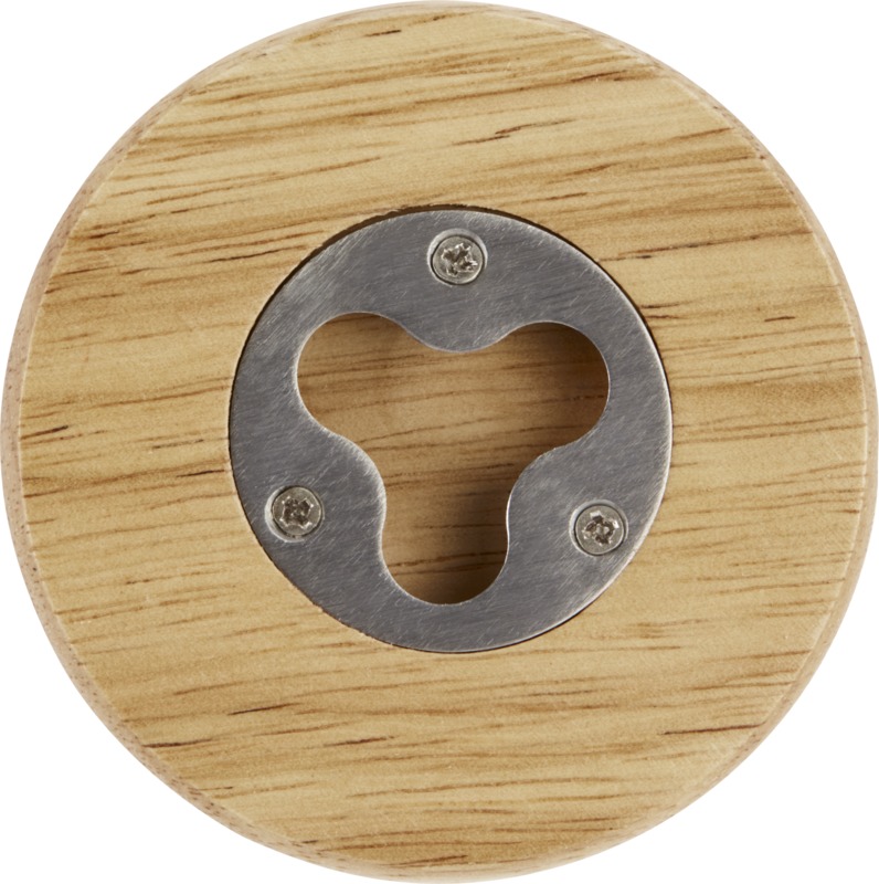 Scoll wooden coaster with bottle opener - Image 2