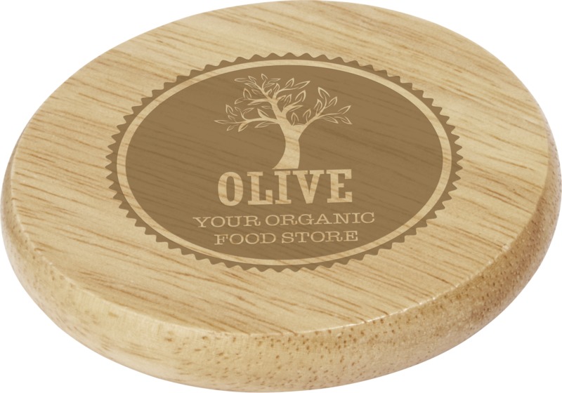 Scoll wooden coaster with bottle opener - Image 6