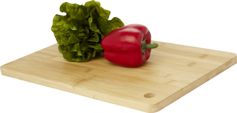 Harp bamboo cutting board