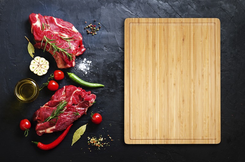 Fet bamboo steak cutting board - Image 3
