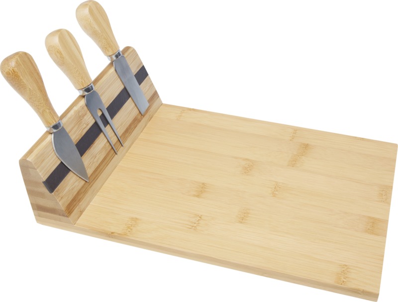 Mancheg bamboo magnetic cheese board and tools