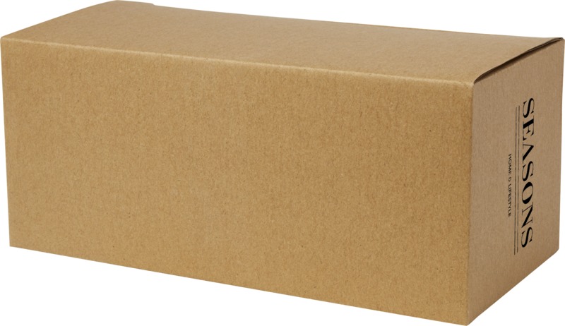 Manti 2-piece 250 ml double-wall glass cup with bamboo coaster - Image 7