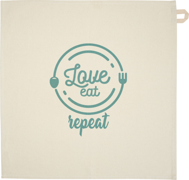 Alora 200 g/m² recycled cotton kitchen towel - Image 4