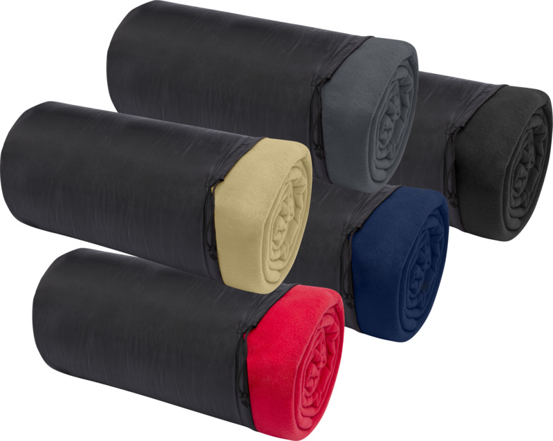 Huggy fleece plaid blanket with carry pouch 220x250 cm - Image 17