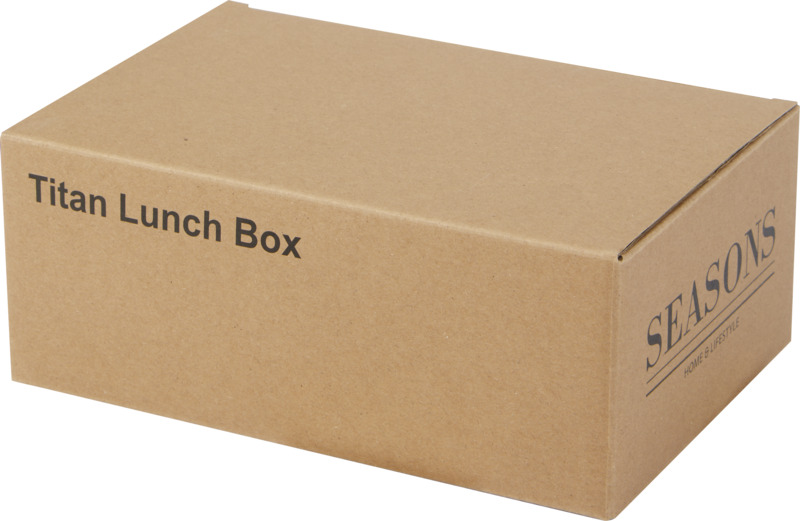 Titan 750 ml recycled stainless steel lunch box - Image 6