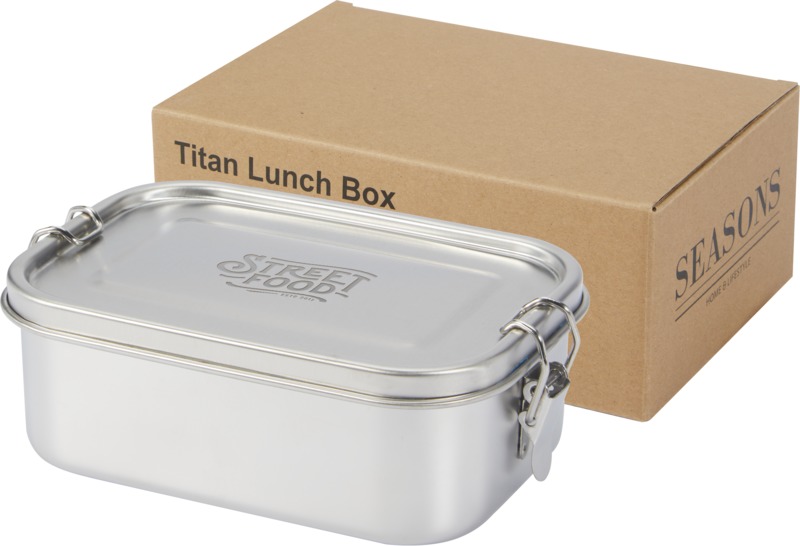 Titan 750 ml recycled stainless steel lunch box - Image 7