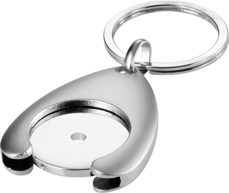 Trolley coin holder keychain