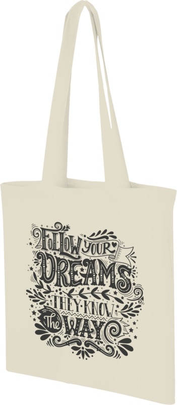 Carolina 100 g/m² cotton tote bag 7L - Image 7