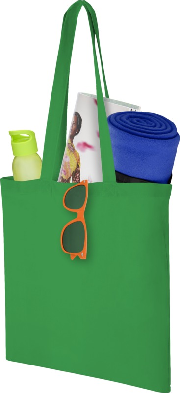 Carolina 100 g/m² cotton tote bag 7L - Image 100